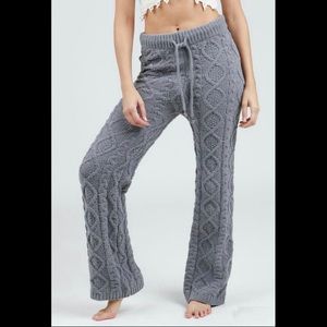 🎃SALE🎃 POL | Chenille Cable Knit Fleece Pants | M